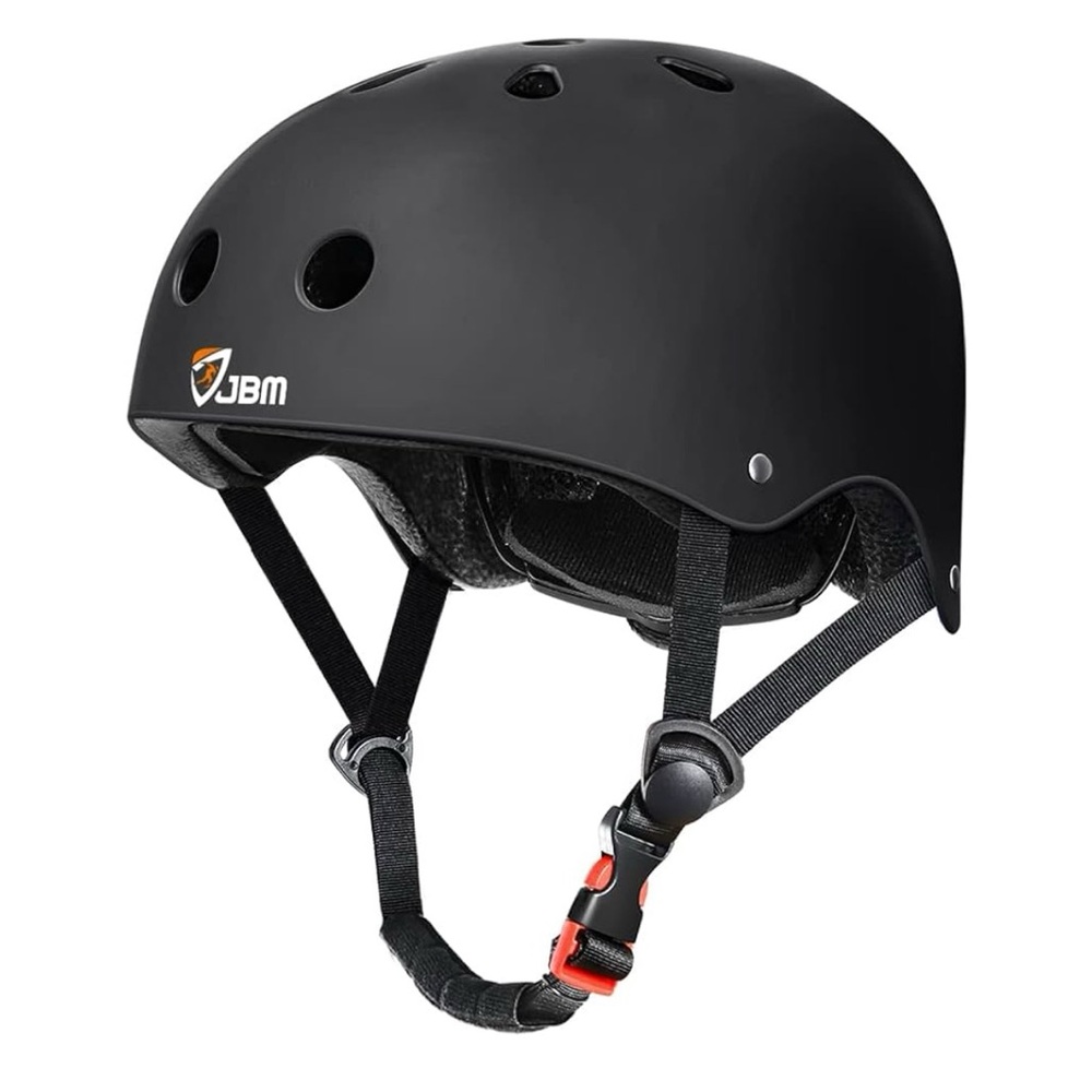 JBM Black Skateboard Helmet